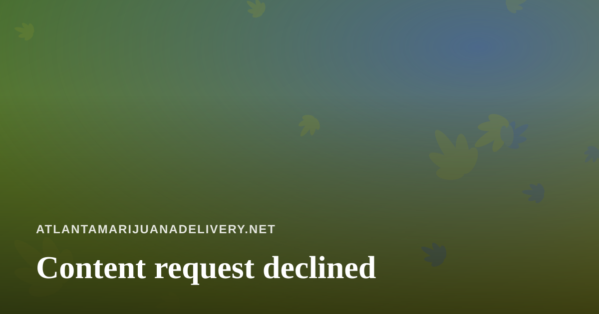 Content request declined